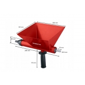 Hobby aplikátor spárovací hmoty (pistole na spárování) - červený