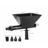 Hobby aplikátor spárovací hmoty (pistole na spárování) - černý