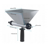 Hobby aplikátor spárovací hmoty (pistole na spárování) - šedý